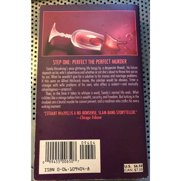 STEP ONE: PERFECT THE PERFECT MURDER... IMPERFECT STRANGERS, Stuart Woods, PB - Picture 2 of 2